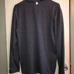 Navy blue/ dark grey pullover with no hood